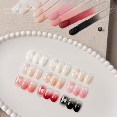 GAOY ombre nails in use on hands showing seamless gradient for salon finish benefit