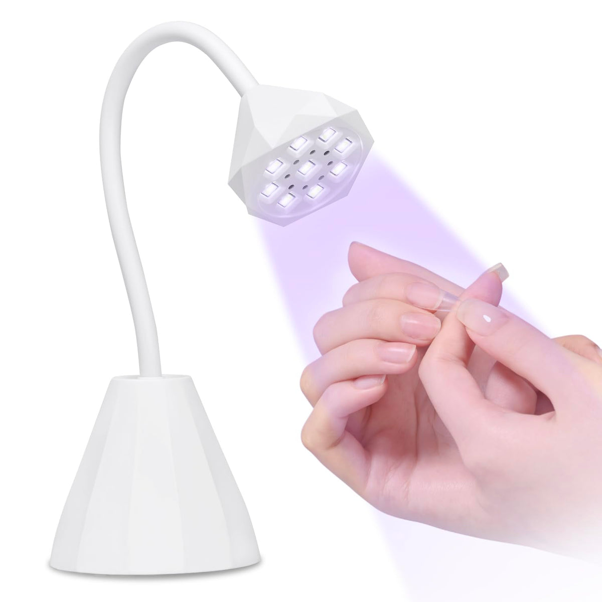 GAOY Omin-Cure front view showing compact cordless lamp and user-friendly profile