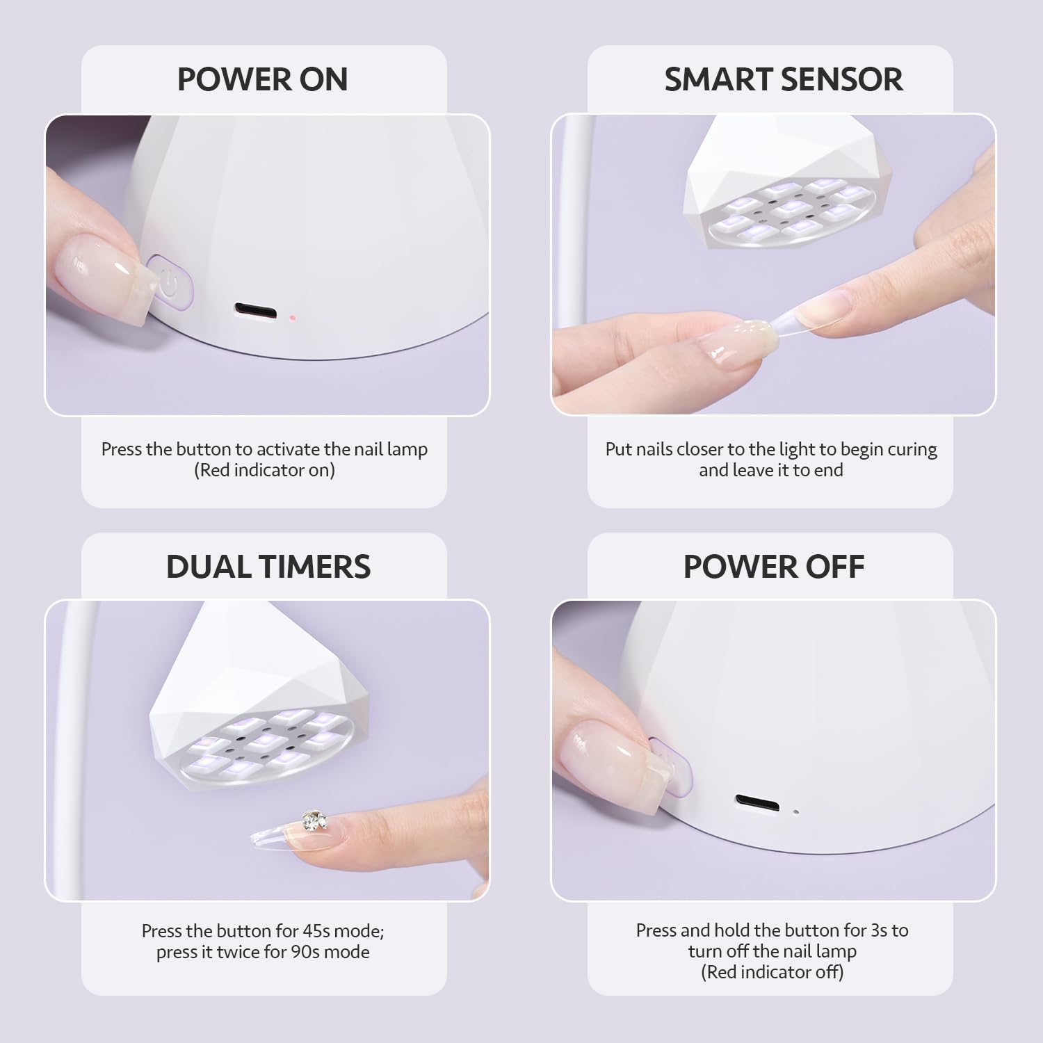 GAOY Omin-Cure scale next to a hand illustrating portable size and travel convenience