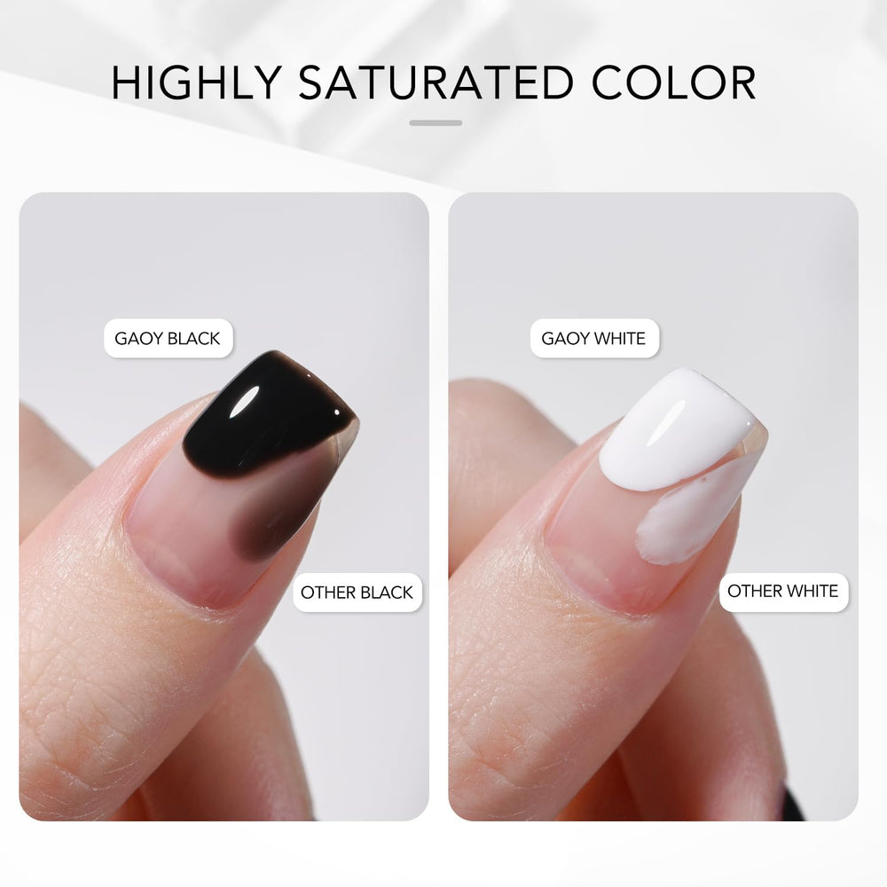 GAOY brush detail with smooth bristles showing even application benefit