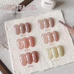 GAOY open bottles revealing the range of milky jelly colors and easy application