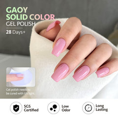 GAOY lifestyle shot of manicure result for salon-quality at home