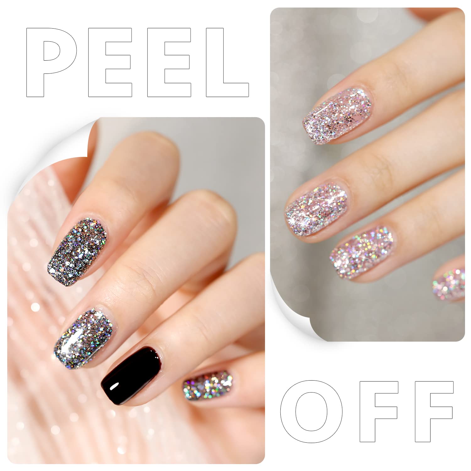 GAOY peel off removal showing effortless polish lifting benefit