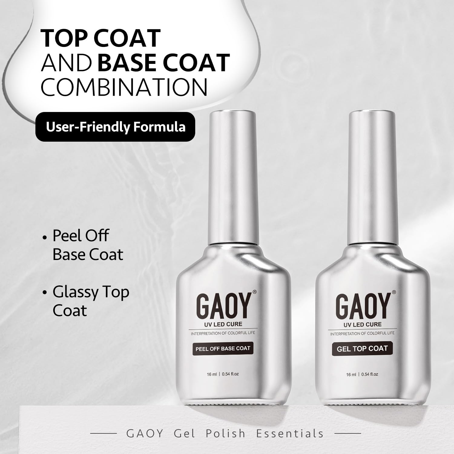 GAOY peeled-off manicure demo illustrating quick, damage-free removal method