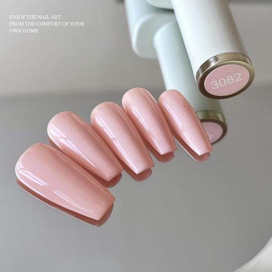 GAOY brush stroke texture of pink gel illustrating smooth application benefit