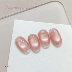 GAOY close-up of gel texture highlighting glitter particles and glassy shimmer benefits