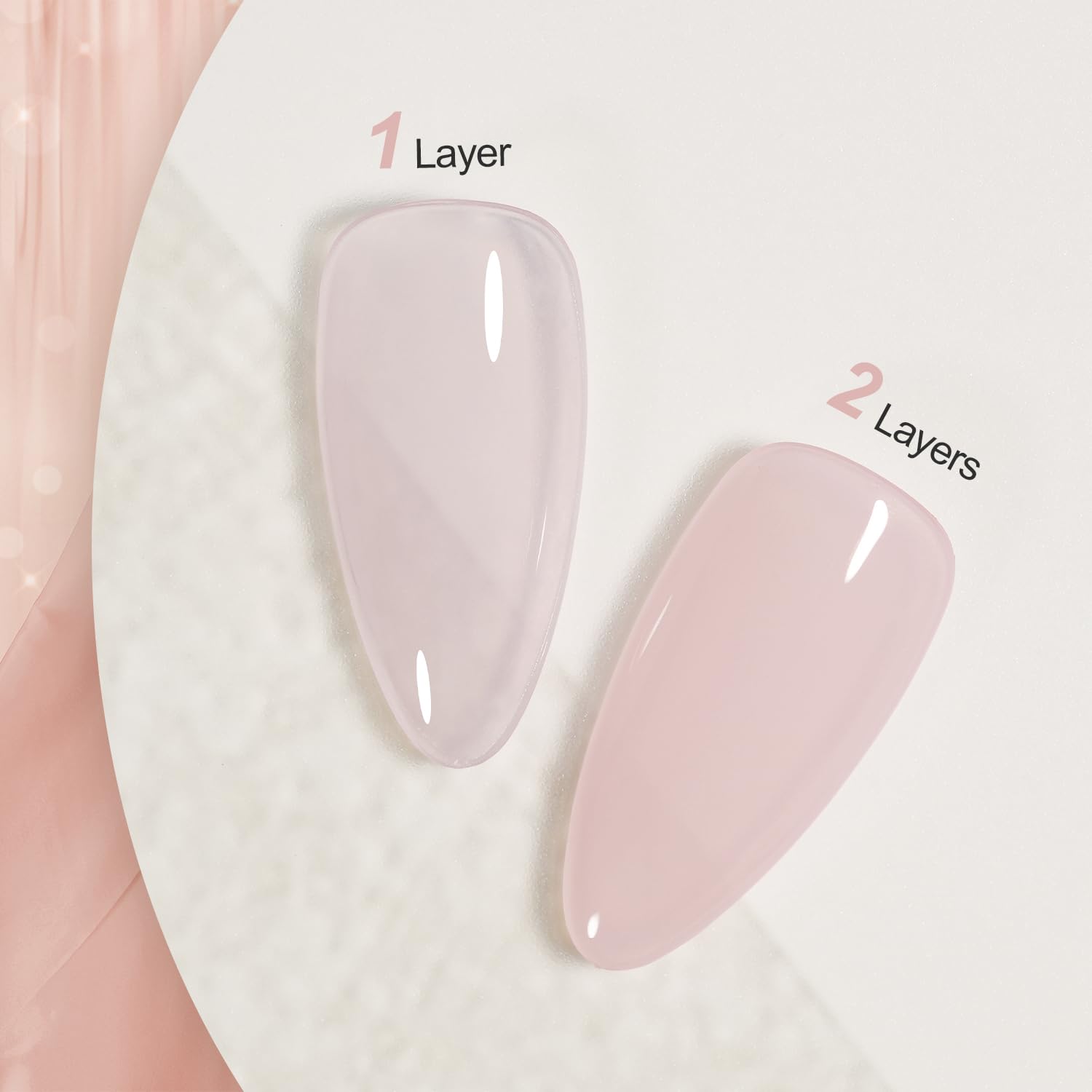 GAOY label close-up highlighting shade 1643 and ingredient compliance benefit