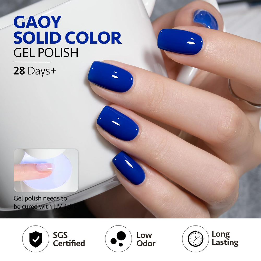 GAOY polished model hands demonstrating salon-quality cured finish