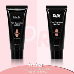 GAOY poly gel lifestyle workstation with tools conveying salon-quality DIY results