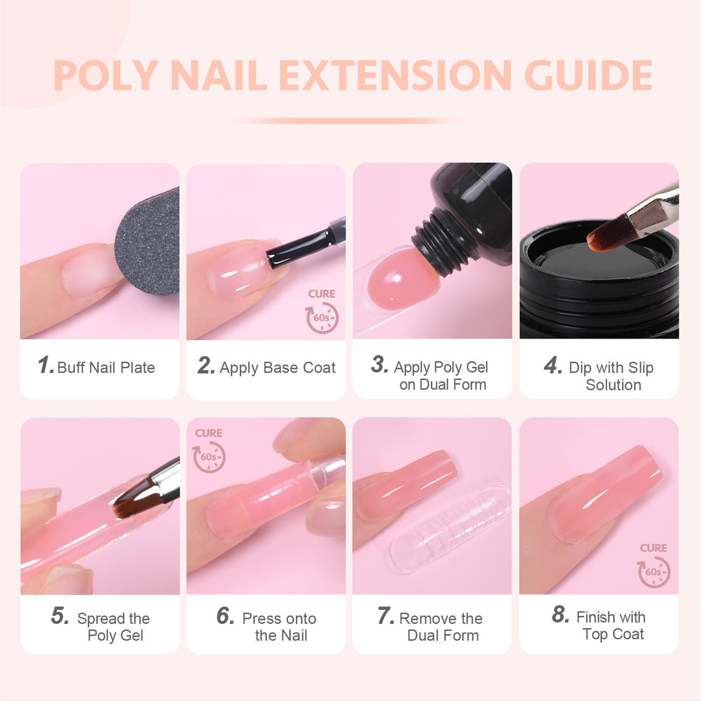 GAOY poly gel in salon setting highlighting professional finish benefit