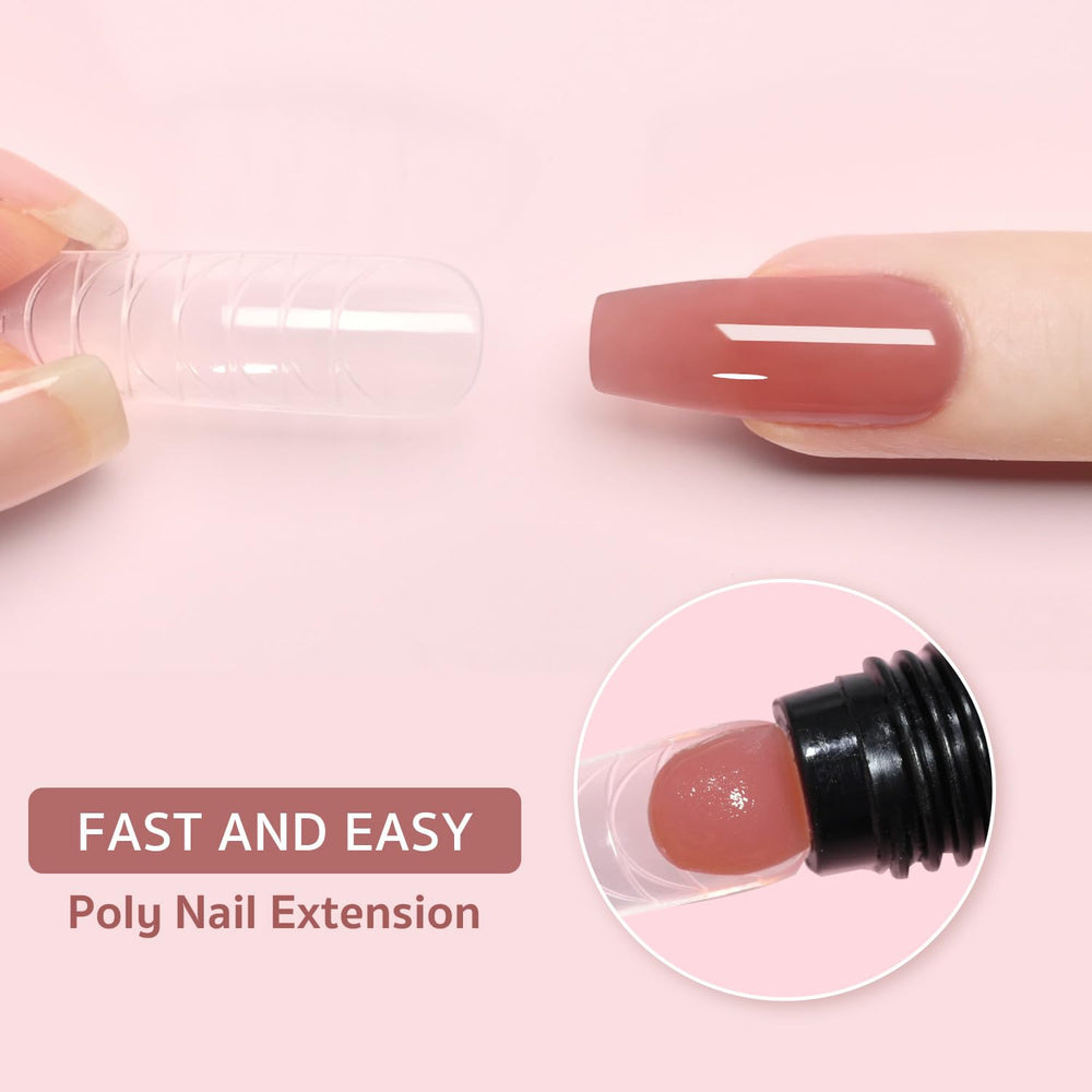 GAOY poly gel texture close-up highlighting smooth consistency for easy shaping
