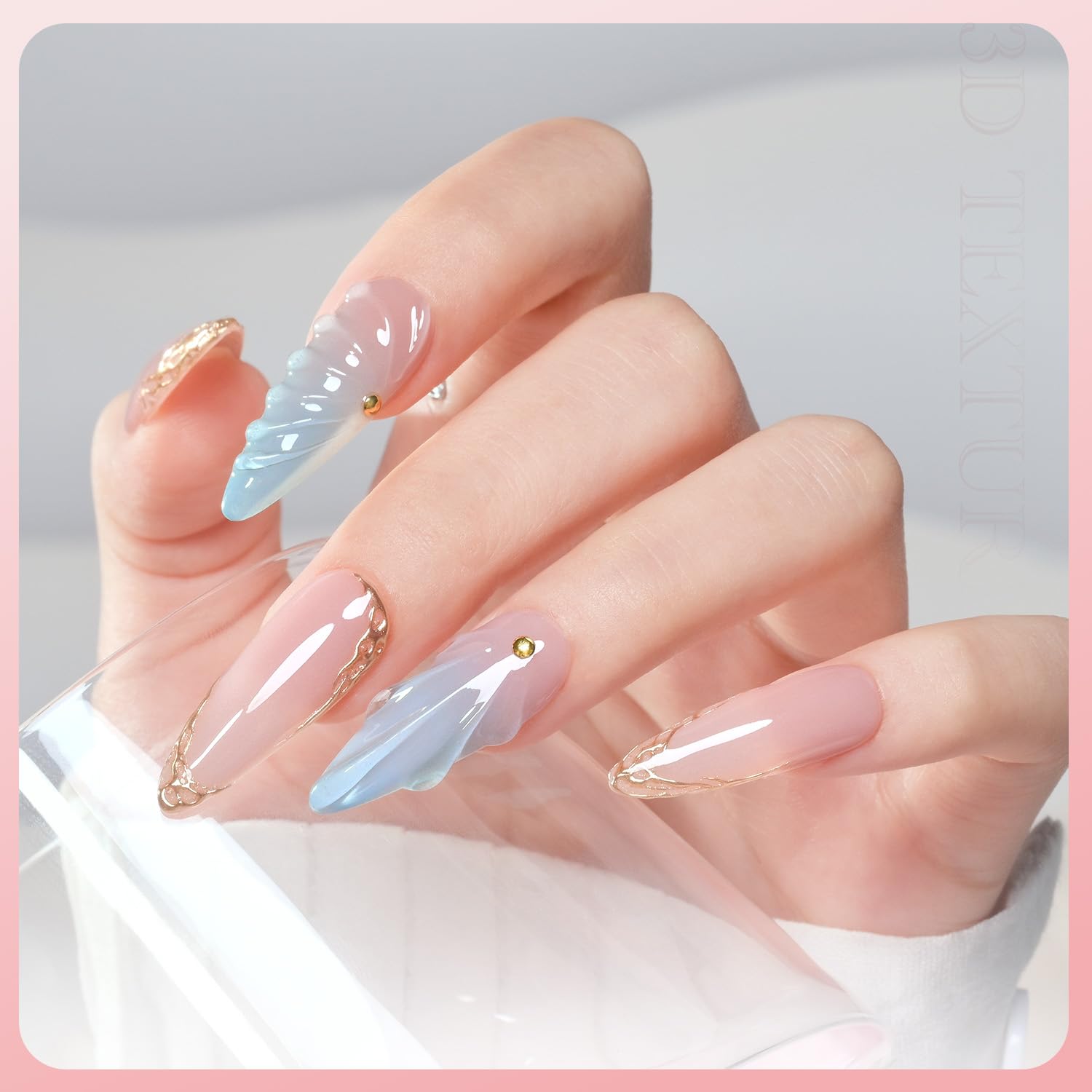 GAOY gel used as rhinestone glue securing a gem for long-lasting decoration