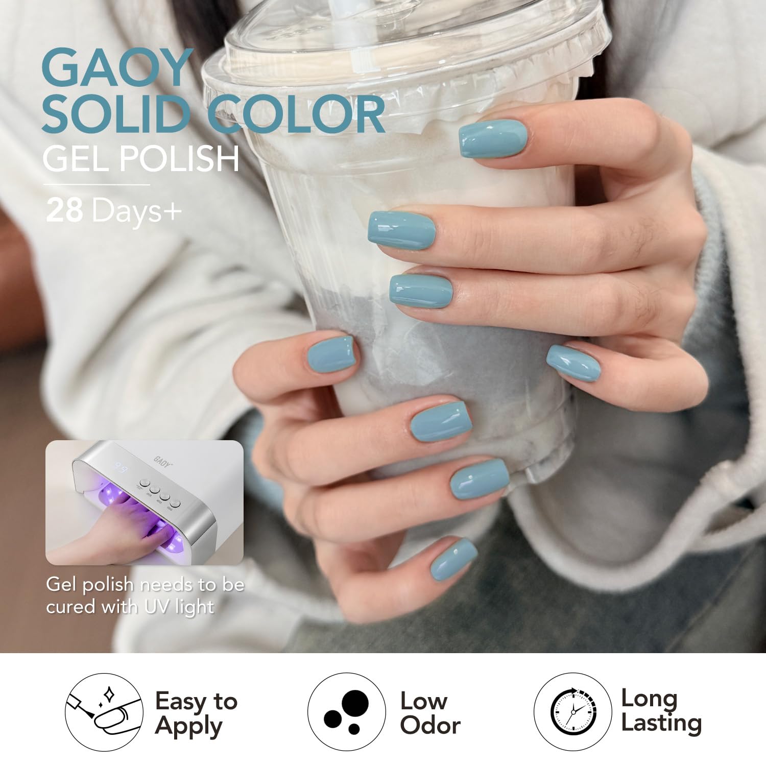 GAOY royal navy bottle close-up highlighting rich pigment and precision