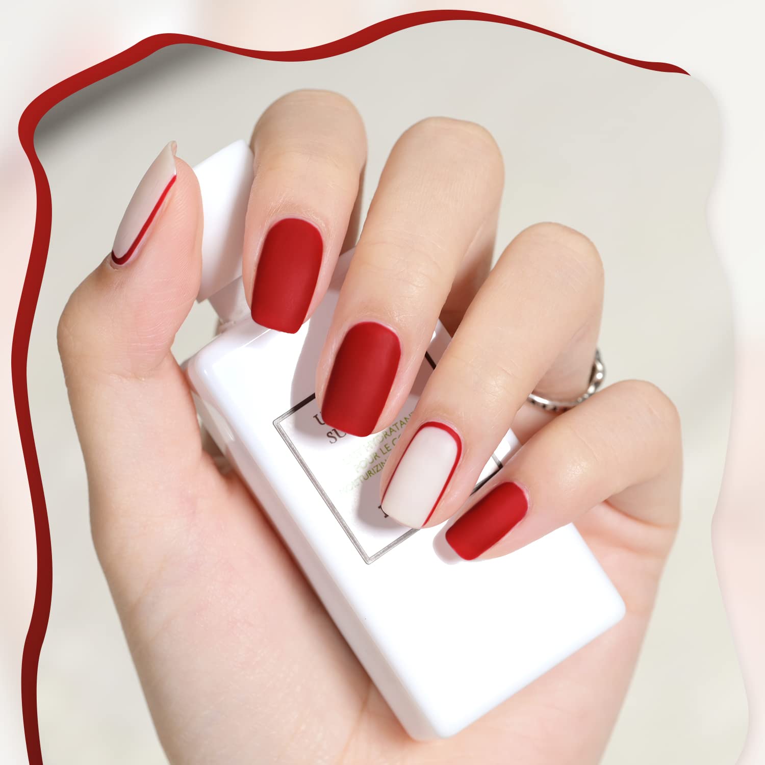 GAOY nail swatch display of Color 1154 showing vibrant multi-shade options
