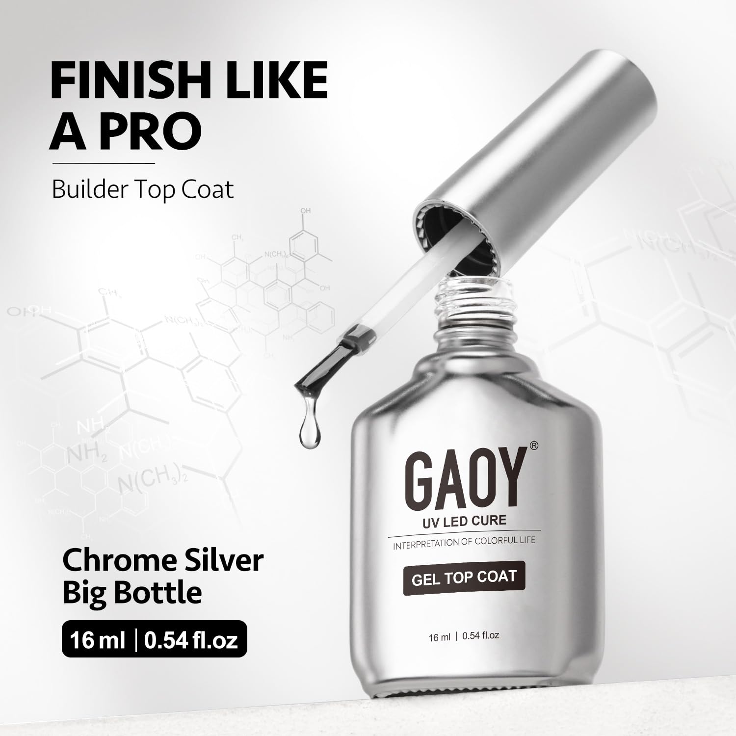 GAOY size comparison 16ml bottle showing larger volume benefit