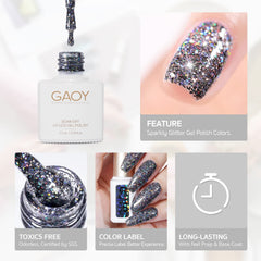 GAOY bottle held in hand for scale and small travel-friendly kit benefit