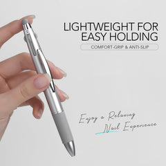 GAOY pen held in hand for scale showing lightweight comfort for salon use
