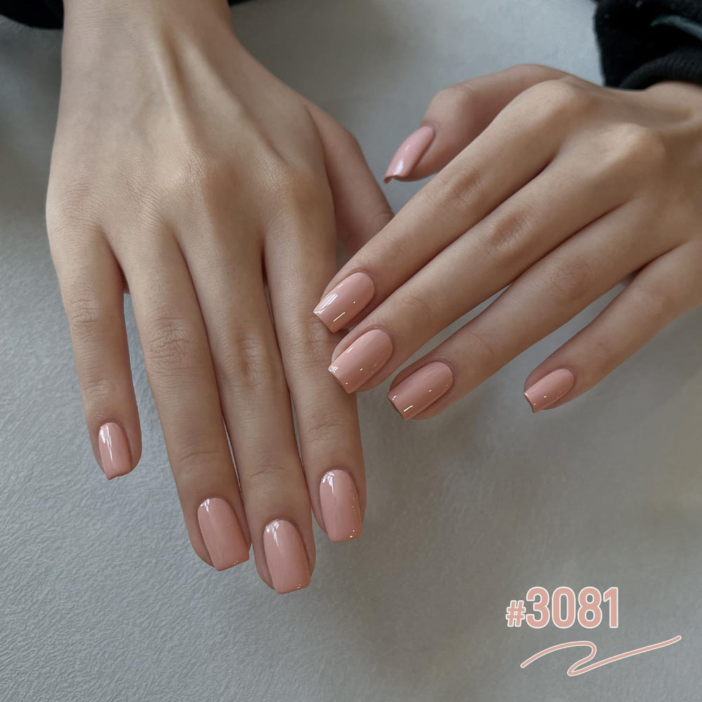 GAOY swatch fan displaying all six pastel pink shades to compare tones quickly