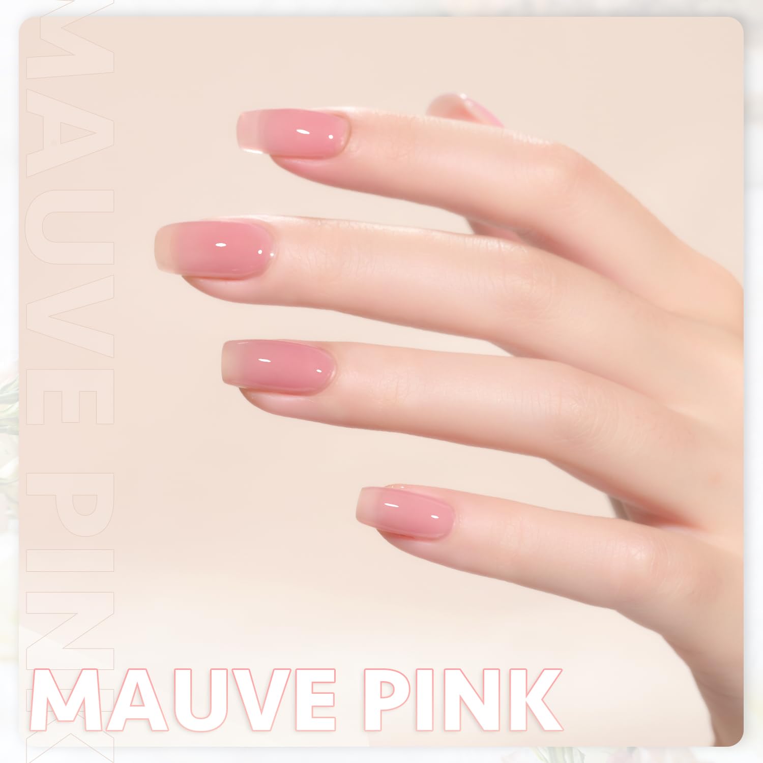 GAOY layered nails cured showing buildable depth and long-lasting shine