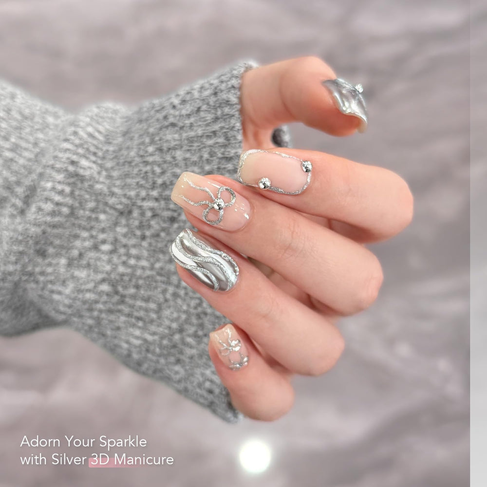 GAOY salon scene with finished 3D nails highlighting professional-looking results