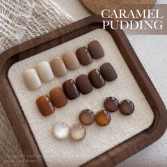 GAOY six bottles lined up to display beige to chocolate gradient, helps choose matching tones quickly