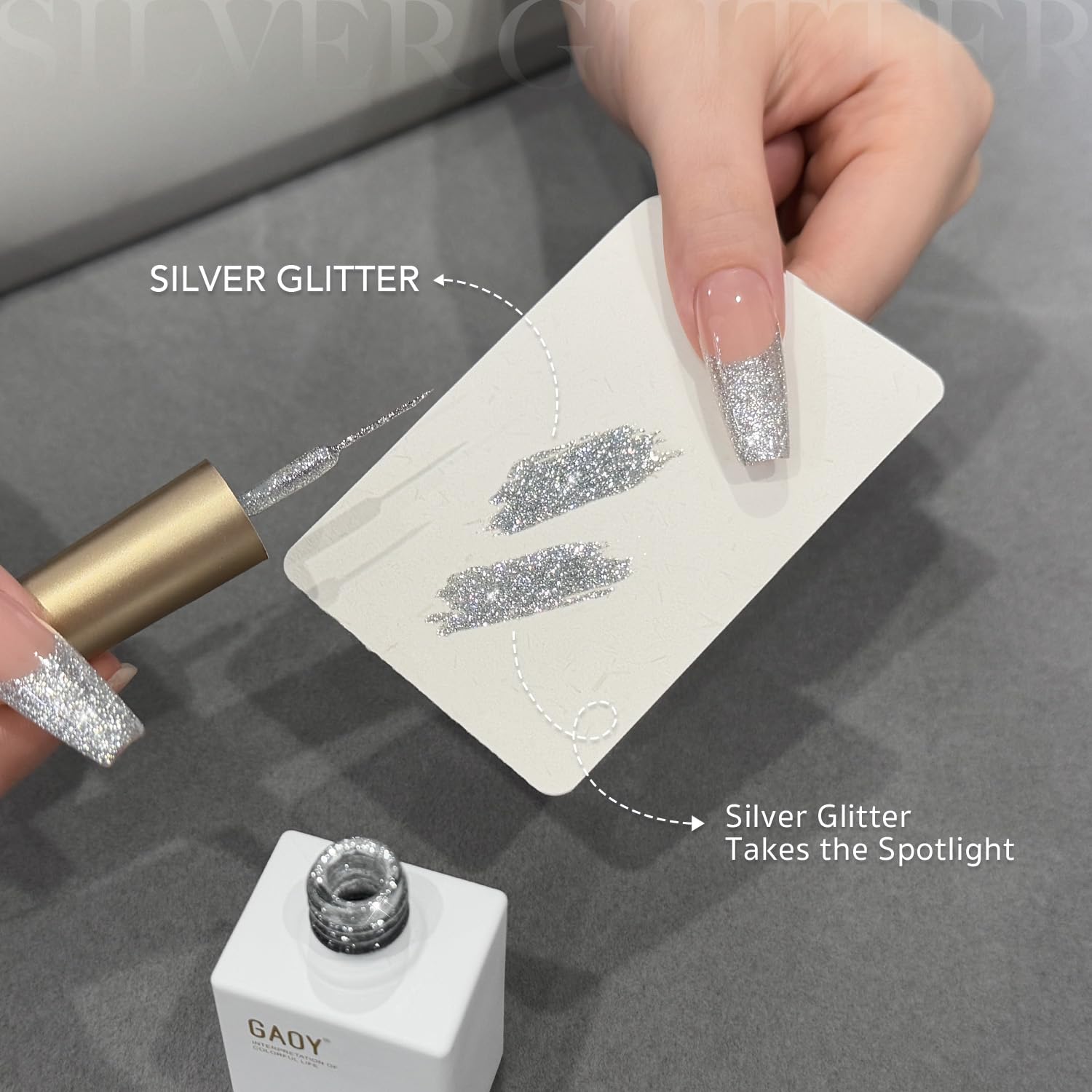GAOY 12ml bottle next to a coin showing scale and value for longer use