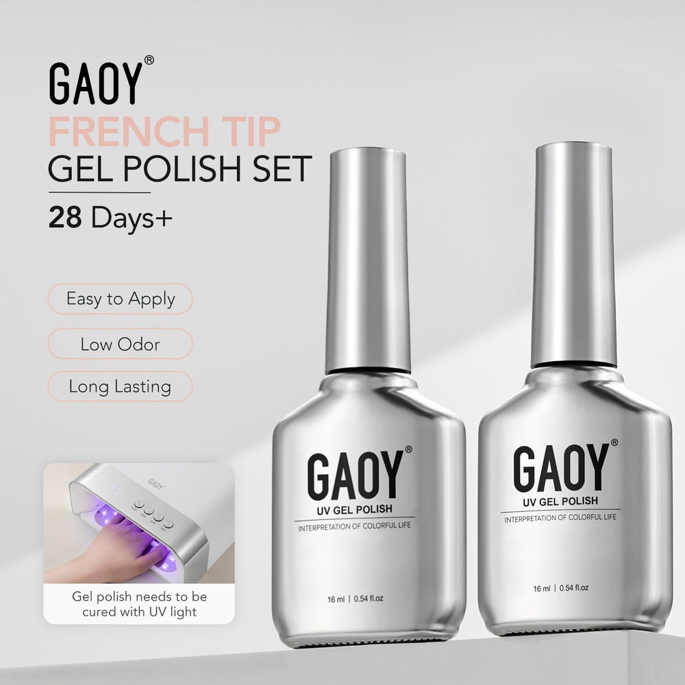 GAOY 16ml bottle size comparison showing compact travel-friendly gel polish