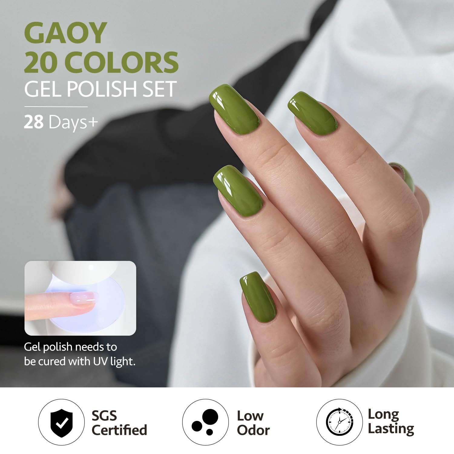 GAOY size comparison with a coin showing compact 5ml bottles for travel convenience