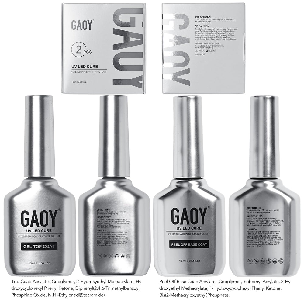 GAOY bottles next to ruler for scale showing 16ml larger volume benefit
