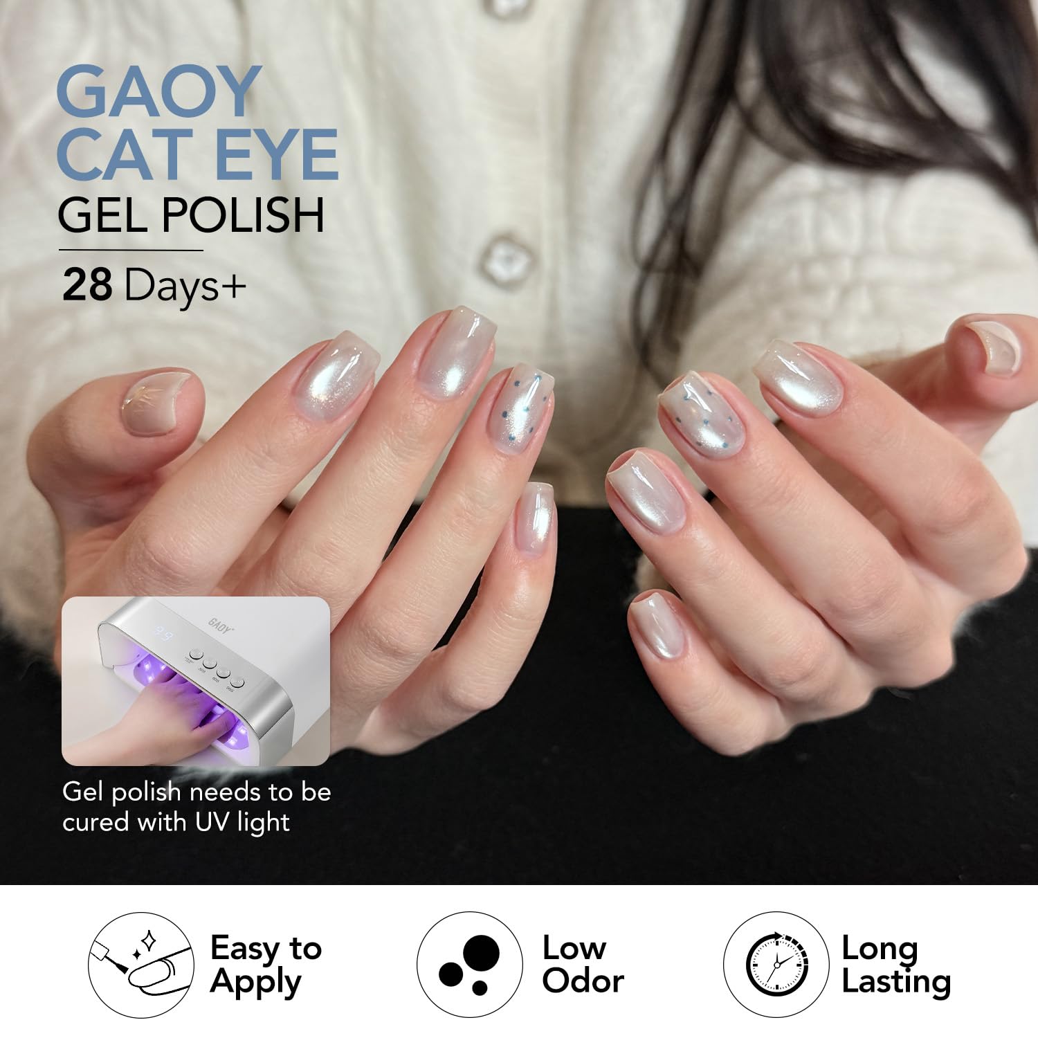 GAOY size scale comparison with bottle next to common objects for volume clarity