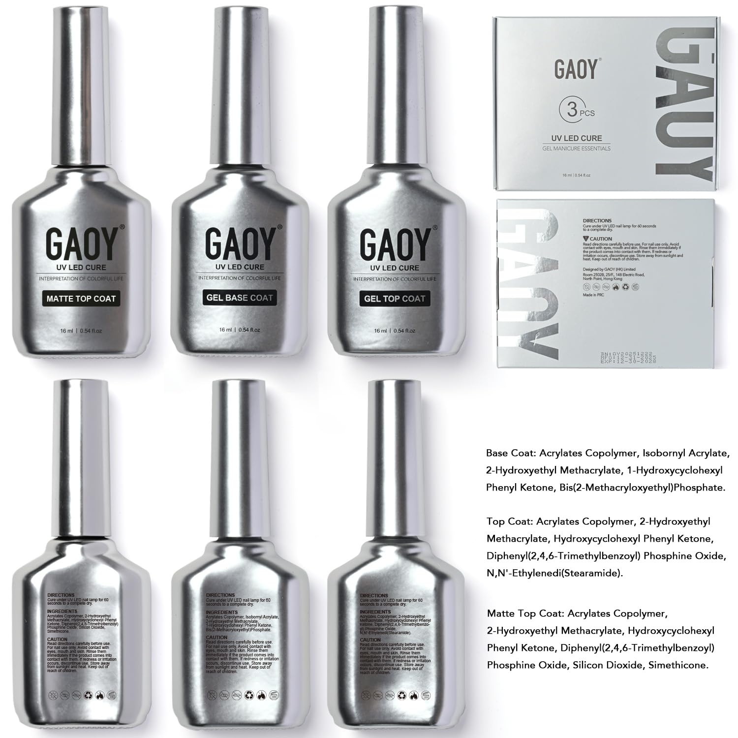 GAOY staged manicure lifestyle shot showing kit in salon setting for long-lasting wear