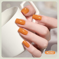 GAOY brush stroke close-up revealing smooth gel texture and streak-free coverage