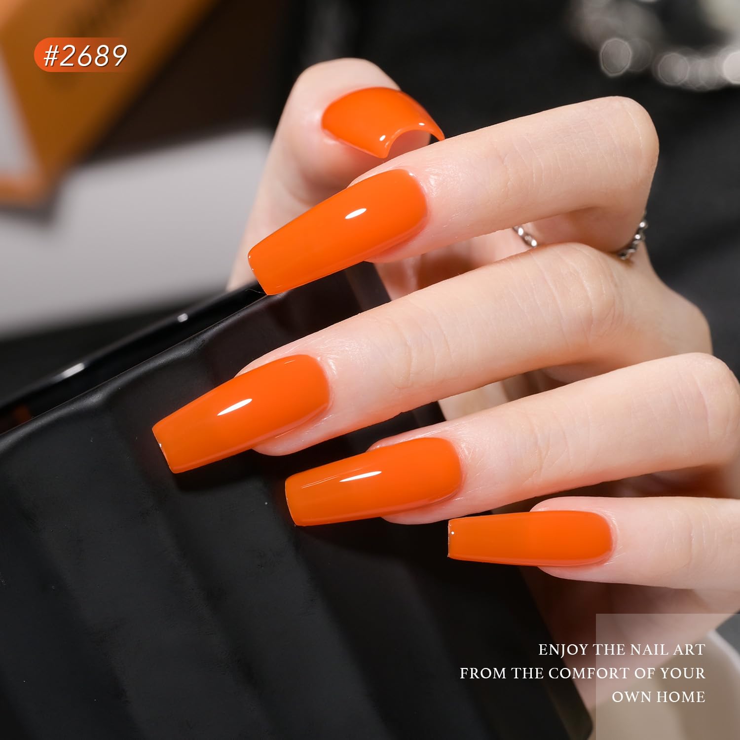GAOY texture brush stroke demonstrating smooth gel coverage and vibrant finish
