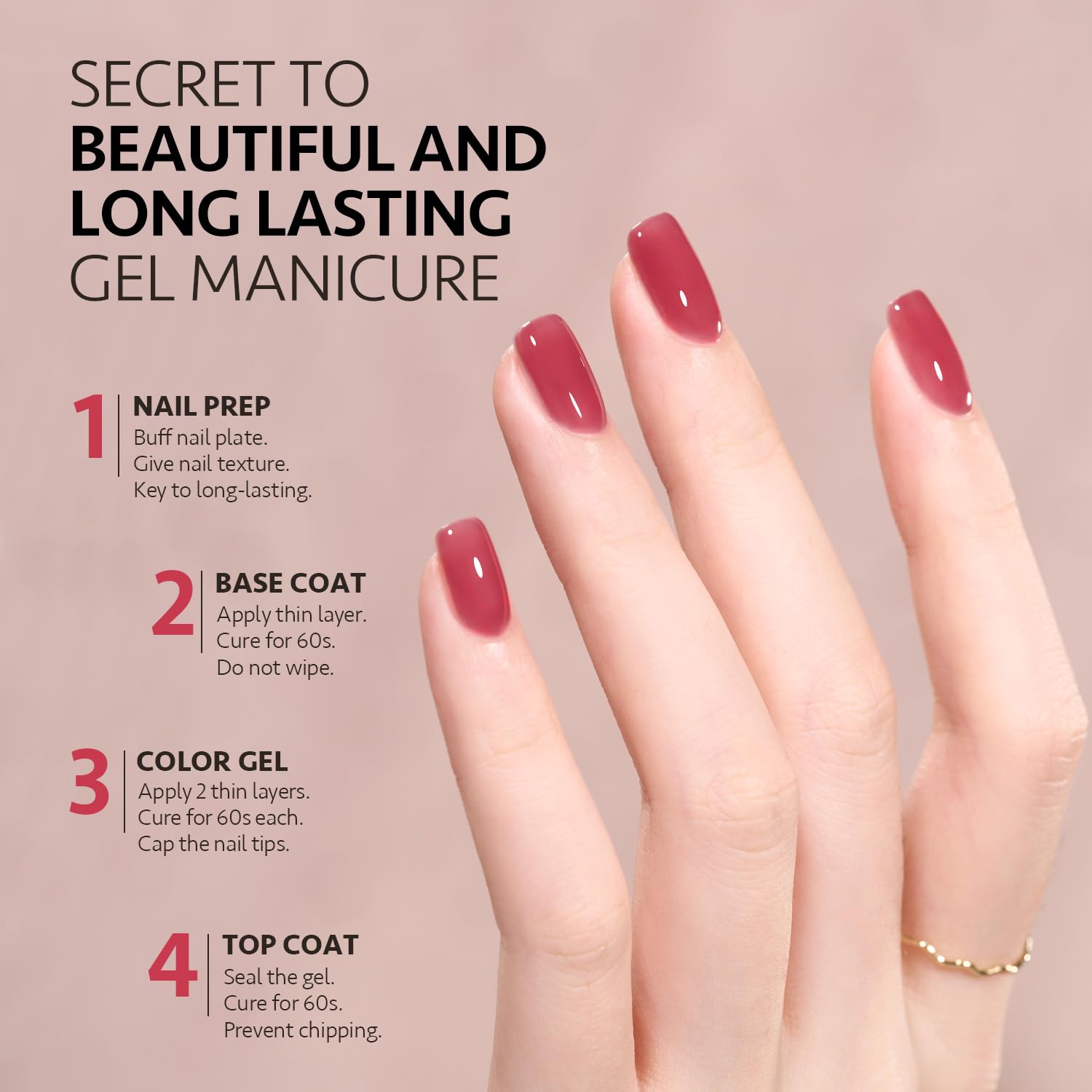 GAOY texture gel pour detail highlighting jelly consistency and glossy effect