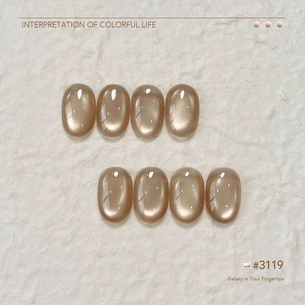 GAOY polish texture macro showing holographic glitter sparkle, high-shine effect
