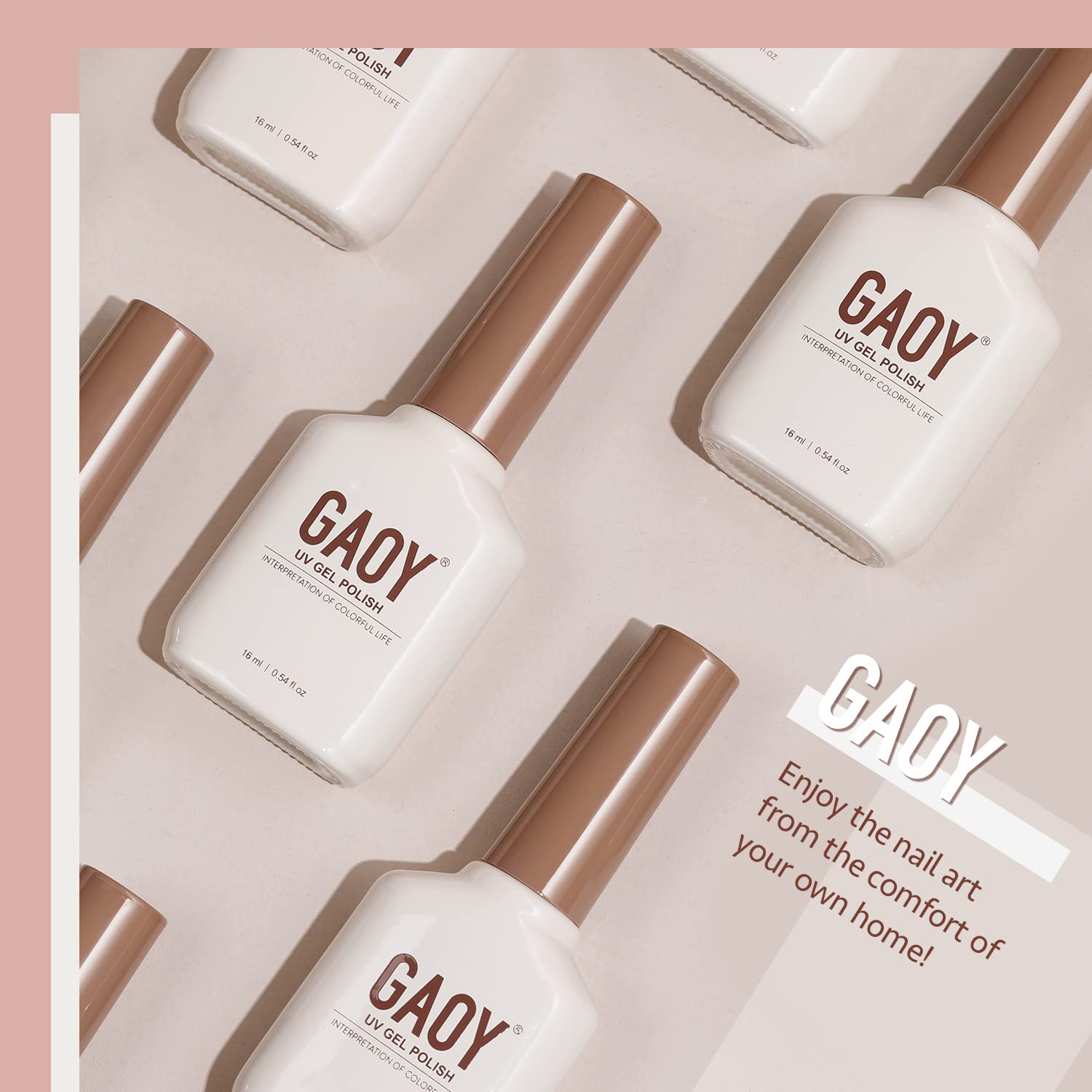 GAOY glossy finish under light demonstrates high-shine longevity benefit