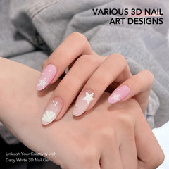 GAOY gel being applied on a client nail in salon for quick sculpting and professional finish