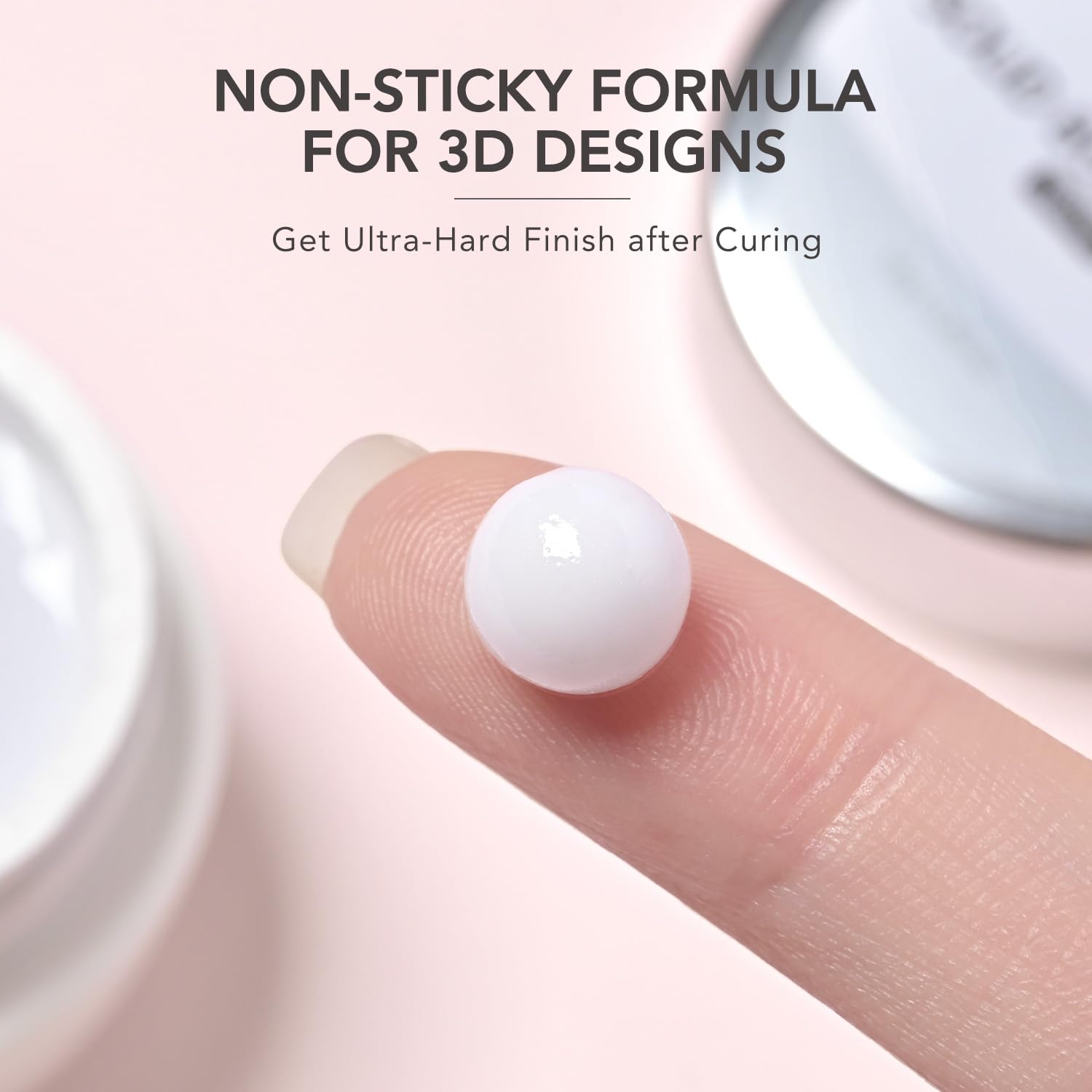 GAOY sculpting gel being applied with a tool demonstrating easy molding and control