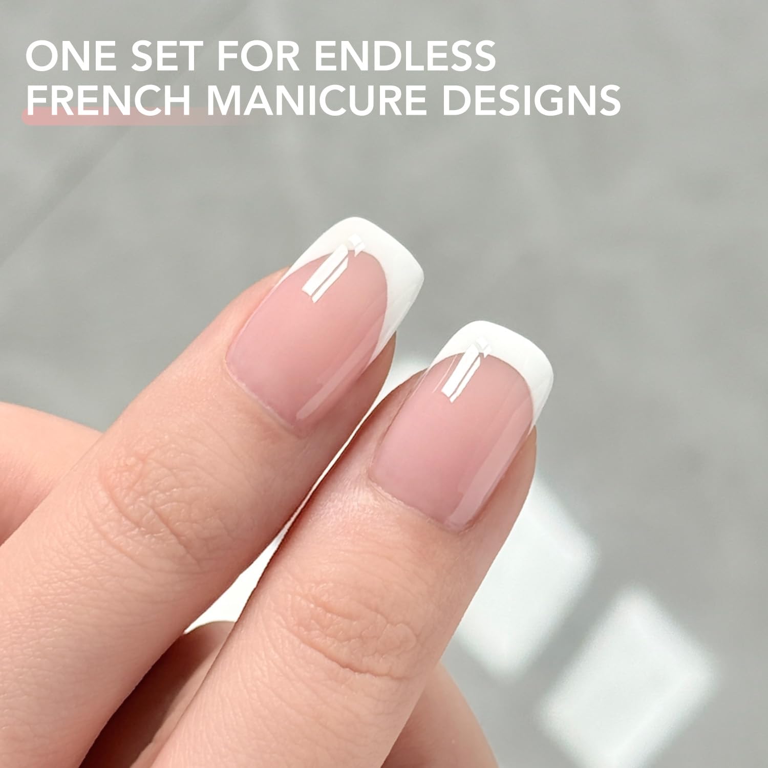 GAOY white gel polish brush stroke close-up showing smooth coverage benefit