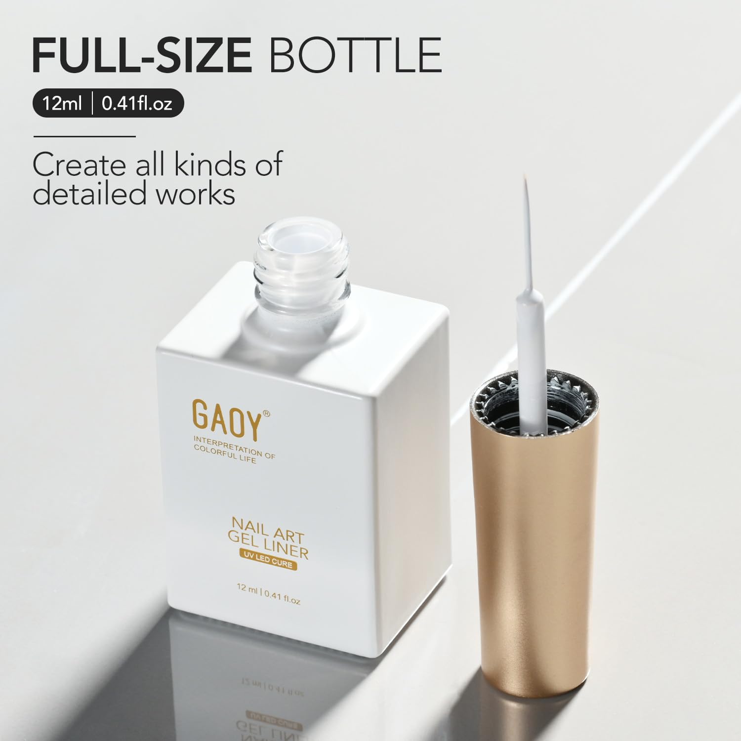 GAOY on manicure desk with tools highlighting easy at-home styling