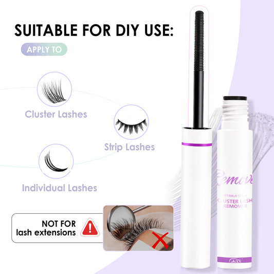 GAQQI brush applicator close-up demonstrating precise adhesive application
