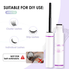 GAQQI brush applicator close-up demonstrating precise adhesive application