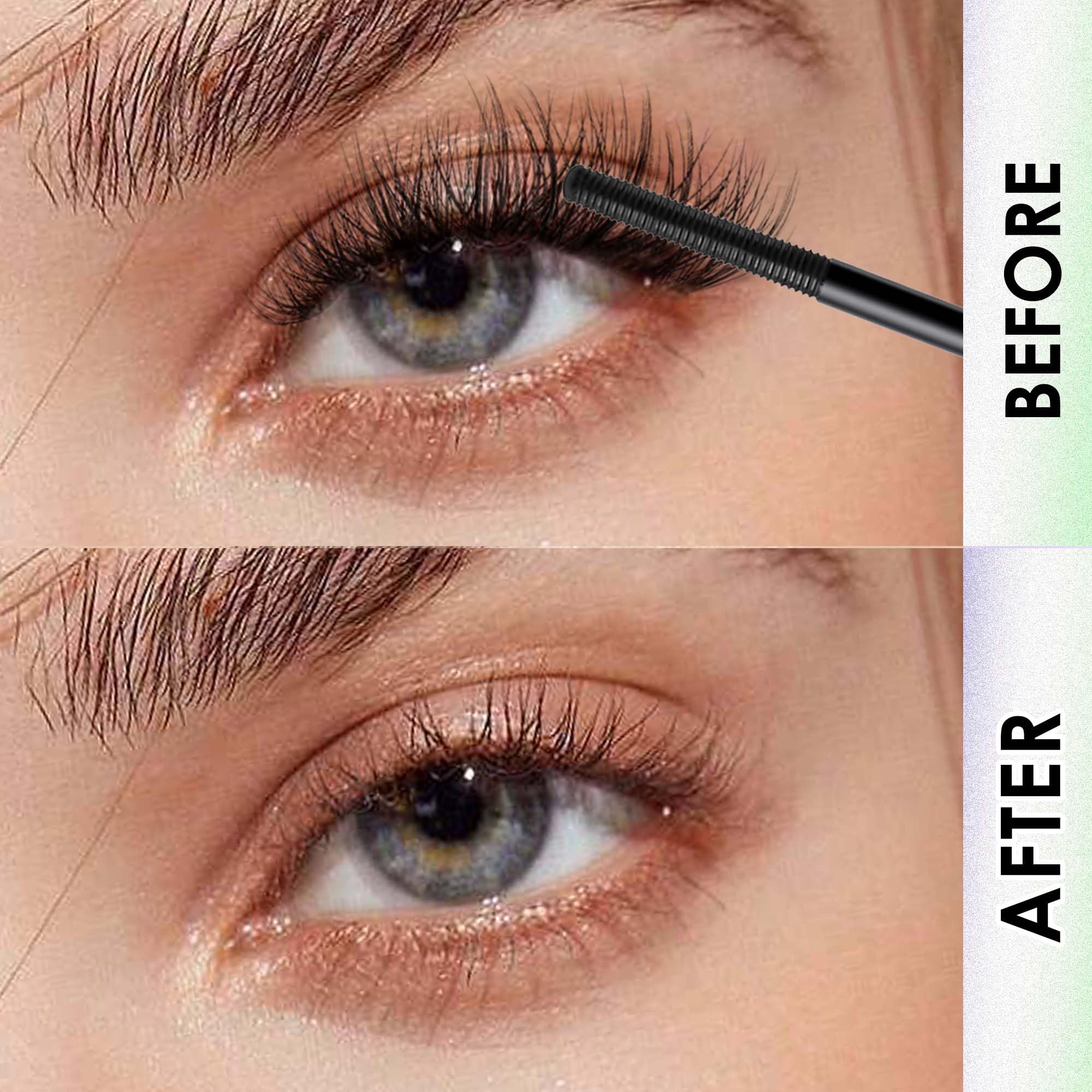 GAQQI in use removing strip lash with less tug to protect natural lashes
