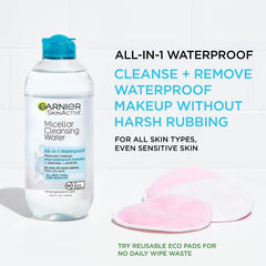Garnier bi-phase texture close-up demonstrating oil and water separation