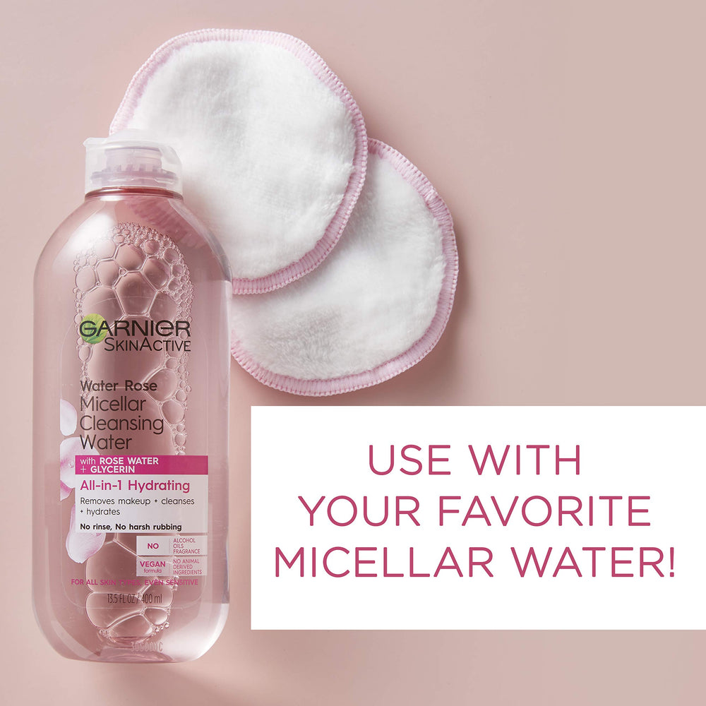 Garnier damp pad activated with micellar water improving removal