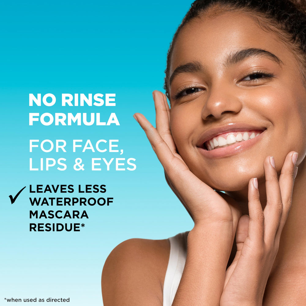 Garnier removing waterproof eye makeup with minimal rubbing