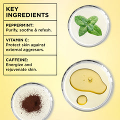 Garnier gel texture detail displaying lightweight absorbent formula
