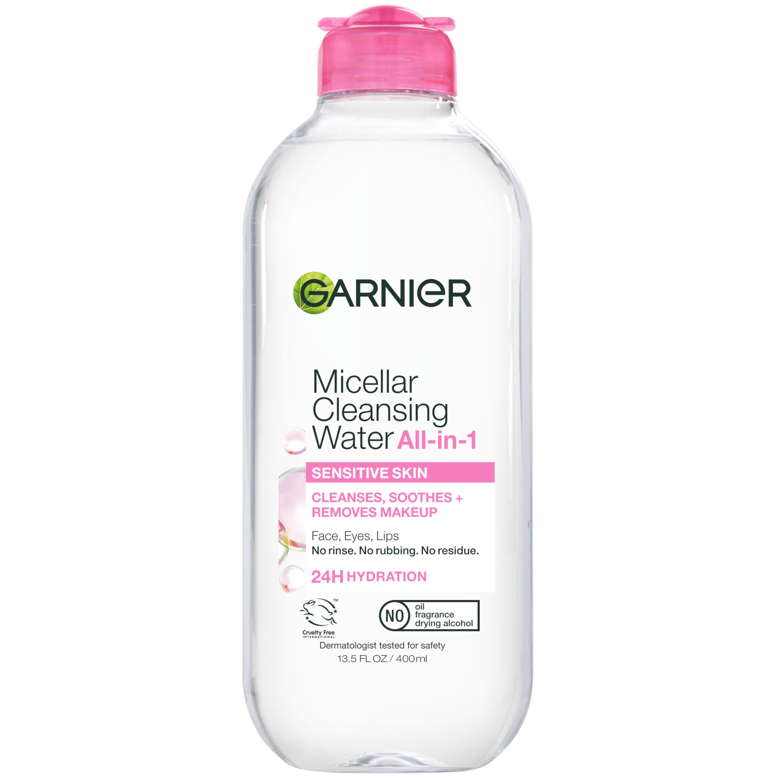 Garnier front bottle showing label and volume for easy identification and trust