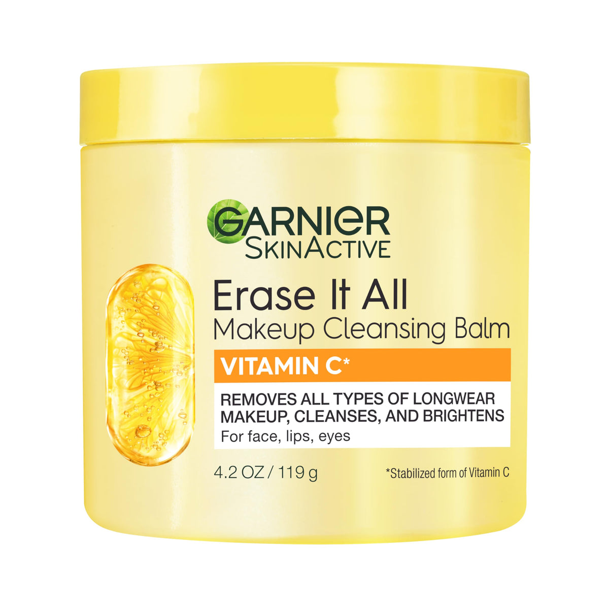 Garnier jar front view showing product and clear labeling for easy identification and trust