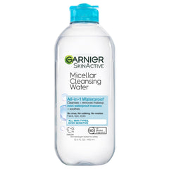 Garnier front packaging showing 400ml bottle and label benefits